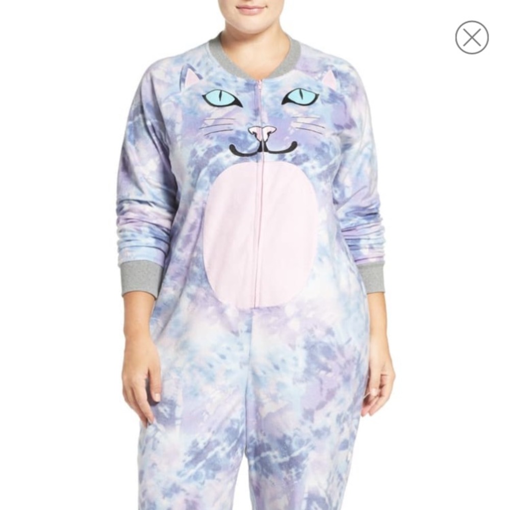 Cozy Zoe cat pj onesie